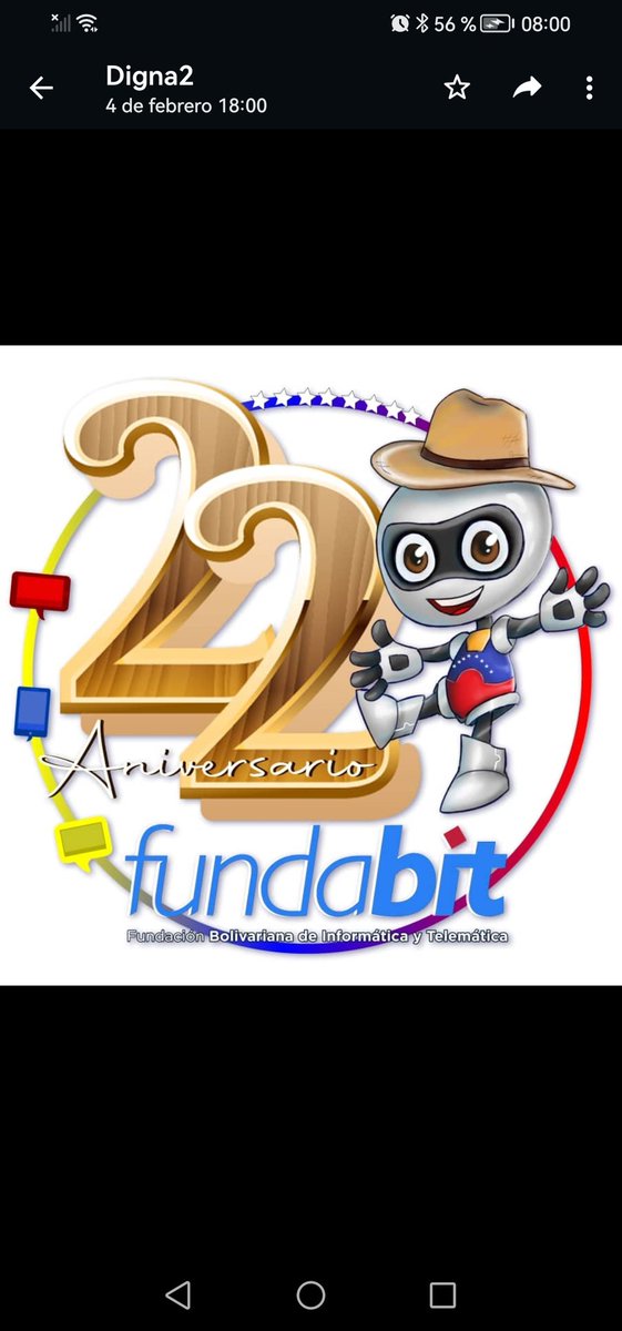 Hoy felices le damos gracias a Dios porque Celebramos los 22 Años de <a href="/Fundabit_/">FundabitOficial</a> <a href="/fundabitguaric2/">Fundabit Guárico</a> @ZEGuarico <a href="/_LaAvanzadora/">Yelitze Santaella</a>
#SomosFundabit #SomosInnovaciónTecnologica #22AniversarioFundabit