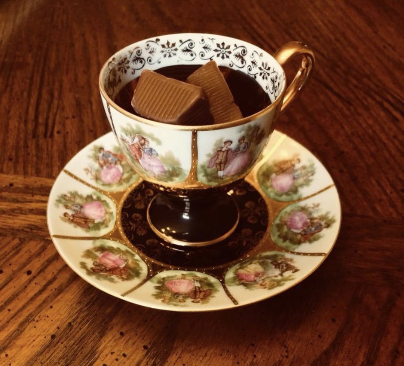 MissMollys's tweet photo. Ever had Chocolate Tea? 
The smooth deep taste of chocolate is added to an ultimate blend of China Yunnan and Ceylon black teas to create a tea adored by chocolate lovers. 
Have a cup in our tearoom or purchase some of our loose tea in our GiftShop to take home. https://t.co/Co09mMJqq8