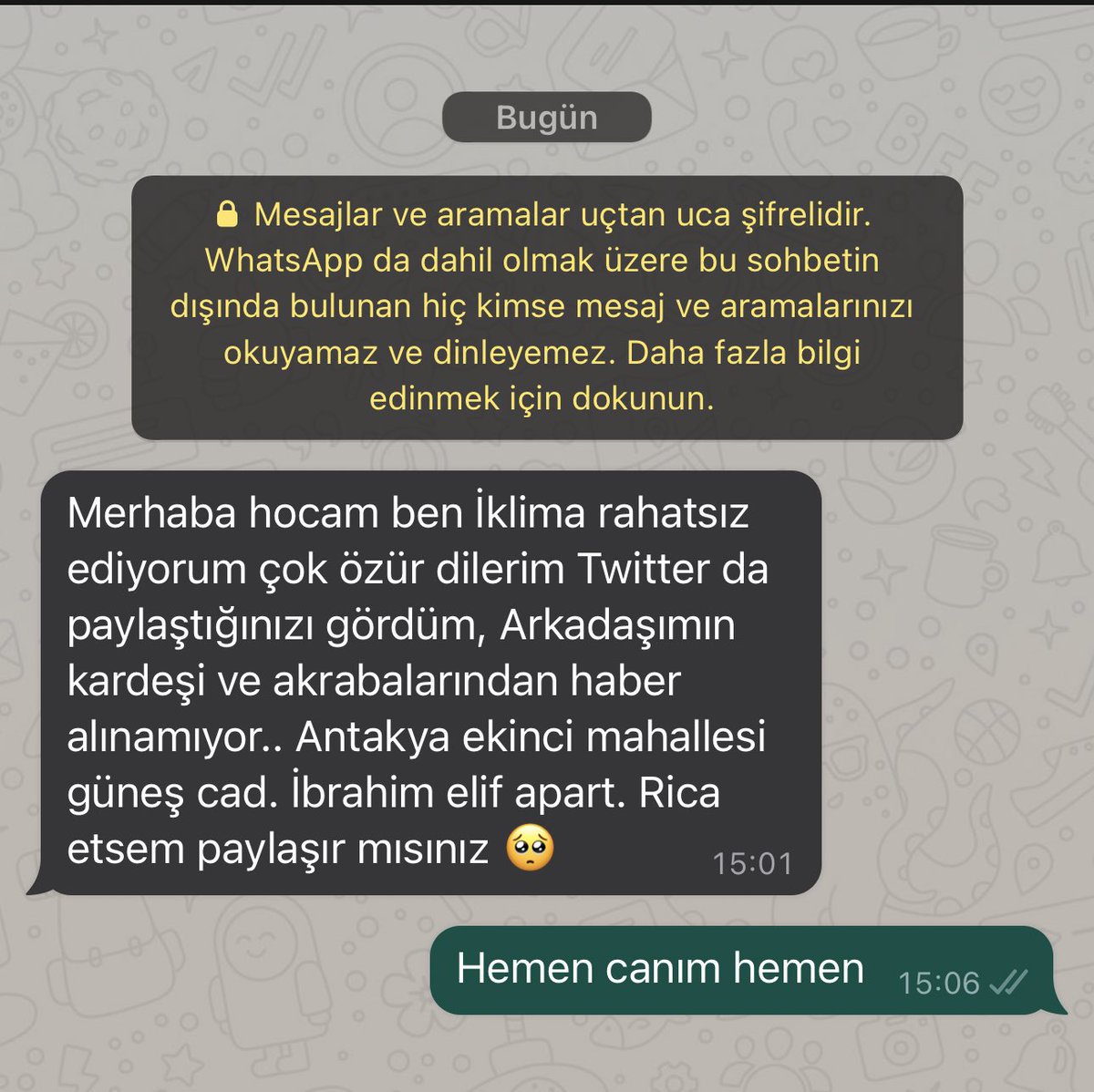 gulcandarli's tweet photo. Belki bir umut https://t.co/SZblYrTEth