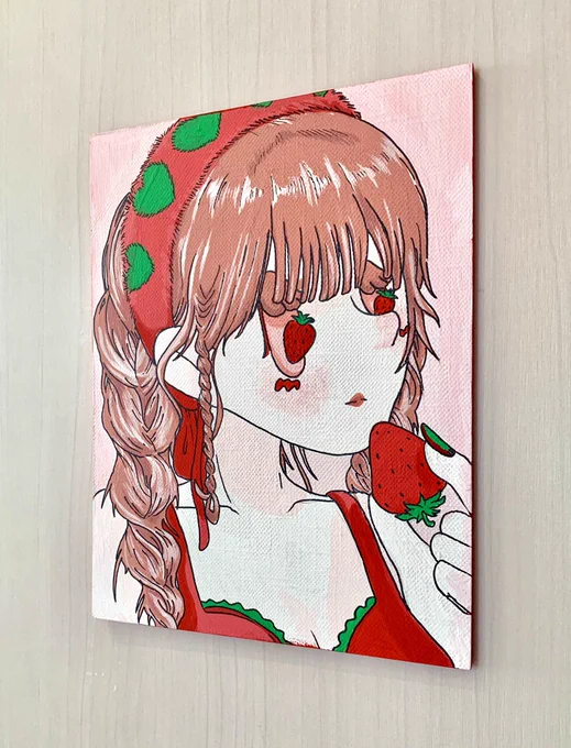 【原画】世界に1枚だけのイラストボードを販売しています!こちらのURLから▼ #booth_pm  #booth 