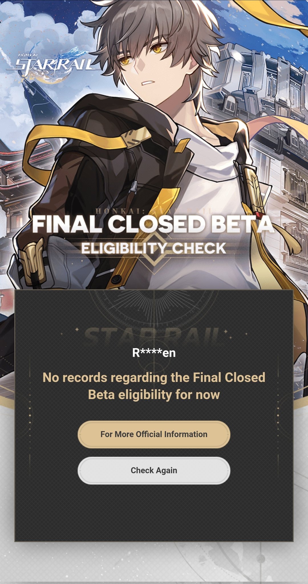 Honkai Star Rail on Twitter "Honkai Star Rail Final Closed Beta