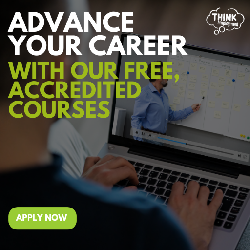 We offer high quality courses and accredited qualifications tailored specifically to help you get ahead in your industry. 

Our courses are flexible, online and free!  – so you won’t need to put your life on hold to reach the next step of your career.  

bit.ly/3REAf820