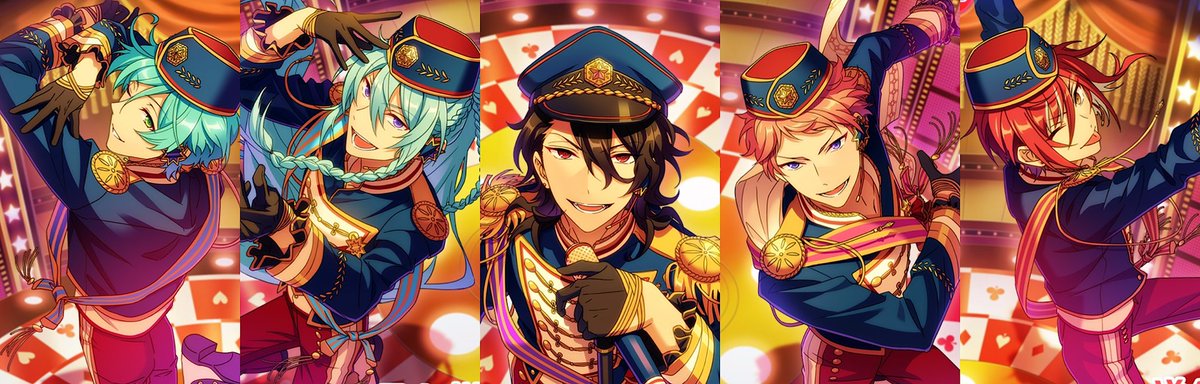 dorothyy7's tweet photo. アニメエレメント、宗くんが友人たちのために揃いで作った衣装ではなくCDジャケット時の衣装採用だったことで、五奇人が過去に願った夢のステージは夢のままで終わったという正史が守られながら女房を質に入れてでも五奇人のステージをみたいオタクの願いも叶えてるというファインプレーしてたのか？ https://t.co/0HKpTIInLu
