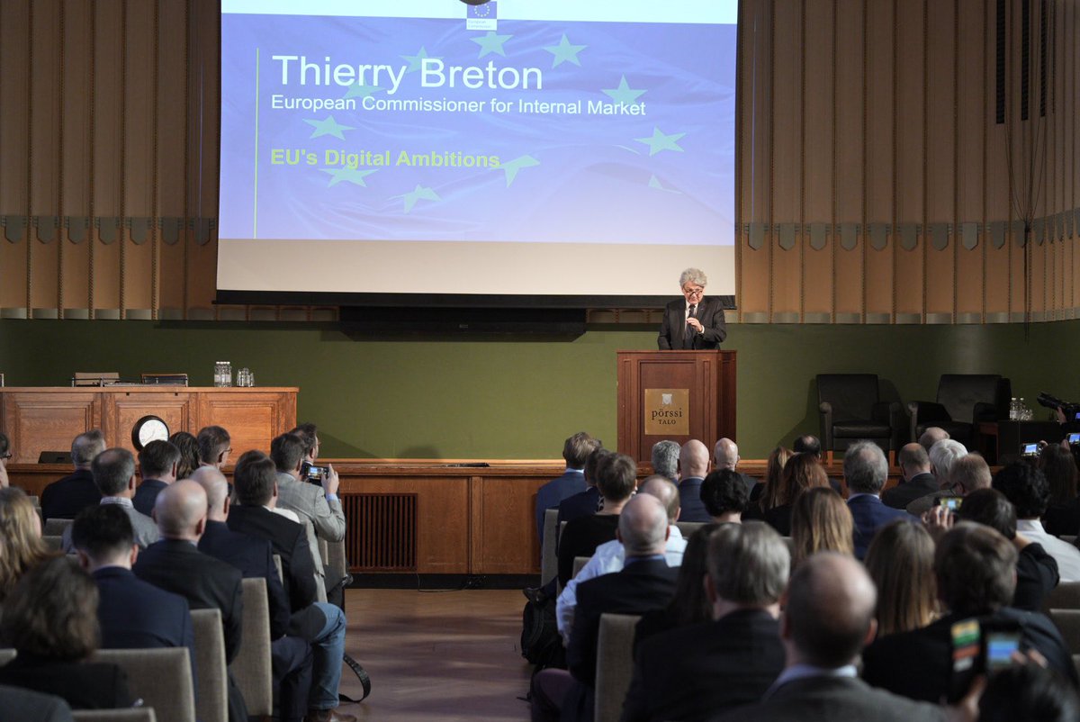 #Connectivity is the backbone of digital ambitions 🇪🇺

Keynote in Helsinki🇫🇮

✔️Gigabit connectivity for all by 2030 &amp; major initiative to develop #6G

✔️Accelerating investment w/ New Gigabit Infrastructure Act

✔️Future of infrastructure in the making

ec.europa.eu/commission/pre…