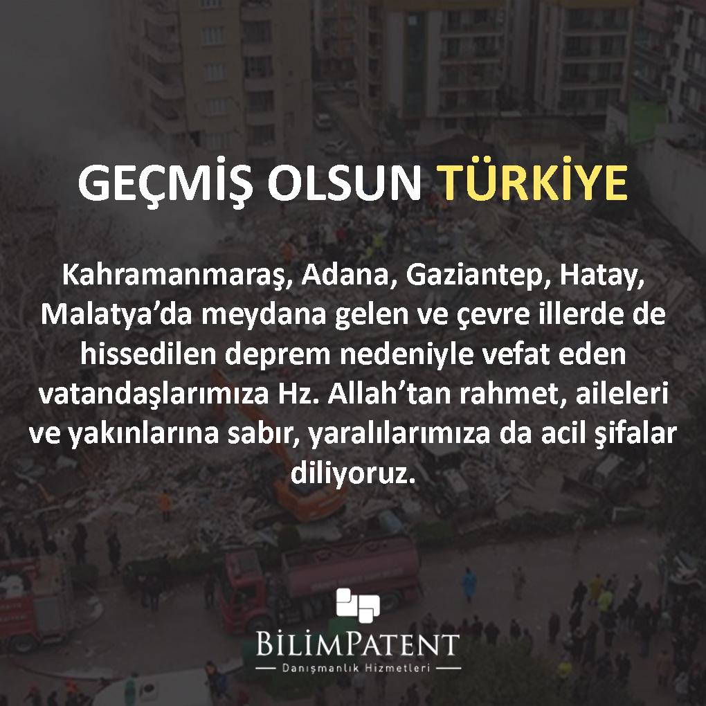 Kahramanmaraş, Adana, Gaziantep, Hatay, Malatya’da meydana gelen ve çevre illerde de hissedilen deprem nedeniyle vefat eden vatandaşlarımıza Hz. Allah’tan rahmet, aileleri ve yakınlarına sabır, yaralılarımıza da acil şifalar diliyoruz.