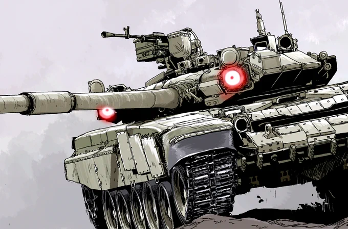 15年も戦車描いてればそれなりになんとかなる 