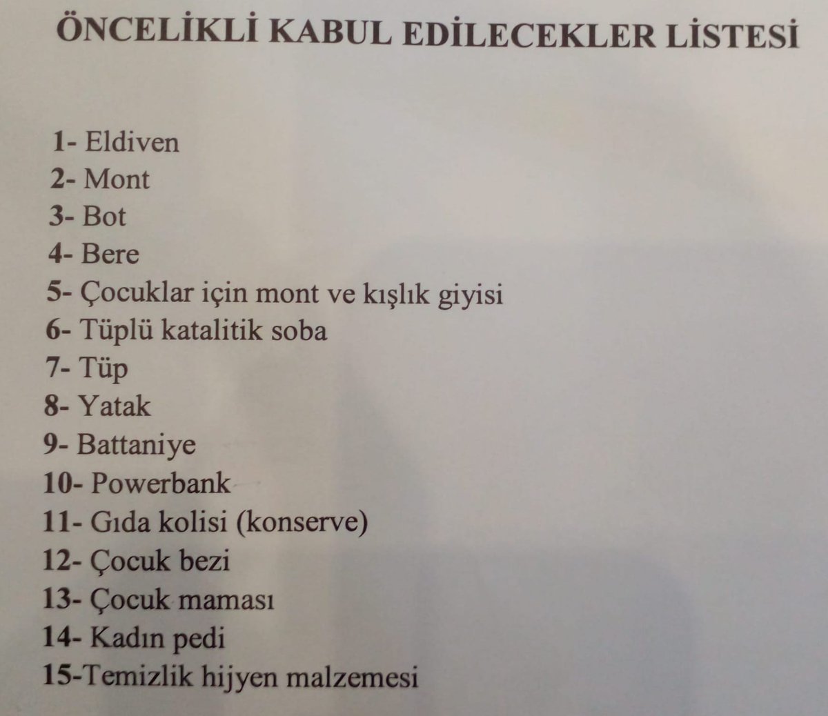 Kıymetli Vatandaşlarımız; deprem bölgesine gönderilmek üzere yapılacak olan Ayni yardımları Kağızman Kaymakamlığı Sosyal yardımlaşma ve Dayanışma Vakfına ulaştırılması, yardımların kullanılmamış  olması konusunda gerekli hassasiyetin gösterilmesi önem arz etmektedir.<a href="/DastanOkan/">Okan Daştan</a>