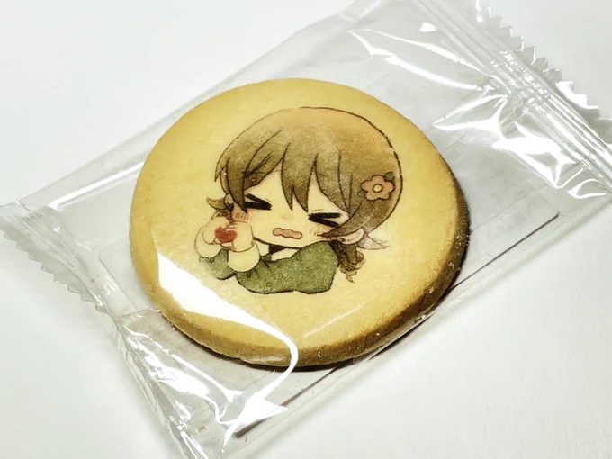 はなぽよさんのところで頂いたクッキー、かわいくて食べられない…しばらく眺めよう… 