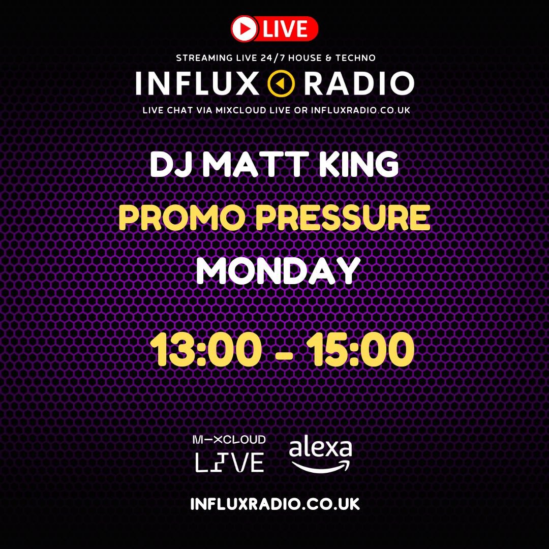 Hey hey !! Back once again , with fresh up front house beats ! from the likes of <a href="/fullintention/">Full Intention</a>  <a href="/motiverecordsau/">Motive Records</a>  <a href="/djsandyrivera/">Sandy Rivera - Kings Of Tomorrow - deepvisionz</a>   <a href="/ColourCastle/">astra-Jmultimedia</a> <a href="/freakin909/">Freakin 909</a>   Richard Marsh <a href="/sebbjunior/">Sebb Junior</a>  Block&amp; Crown + loads more! get us on influxradio.co.uk 
also on alexa !