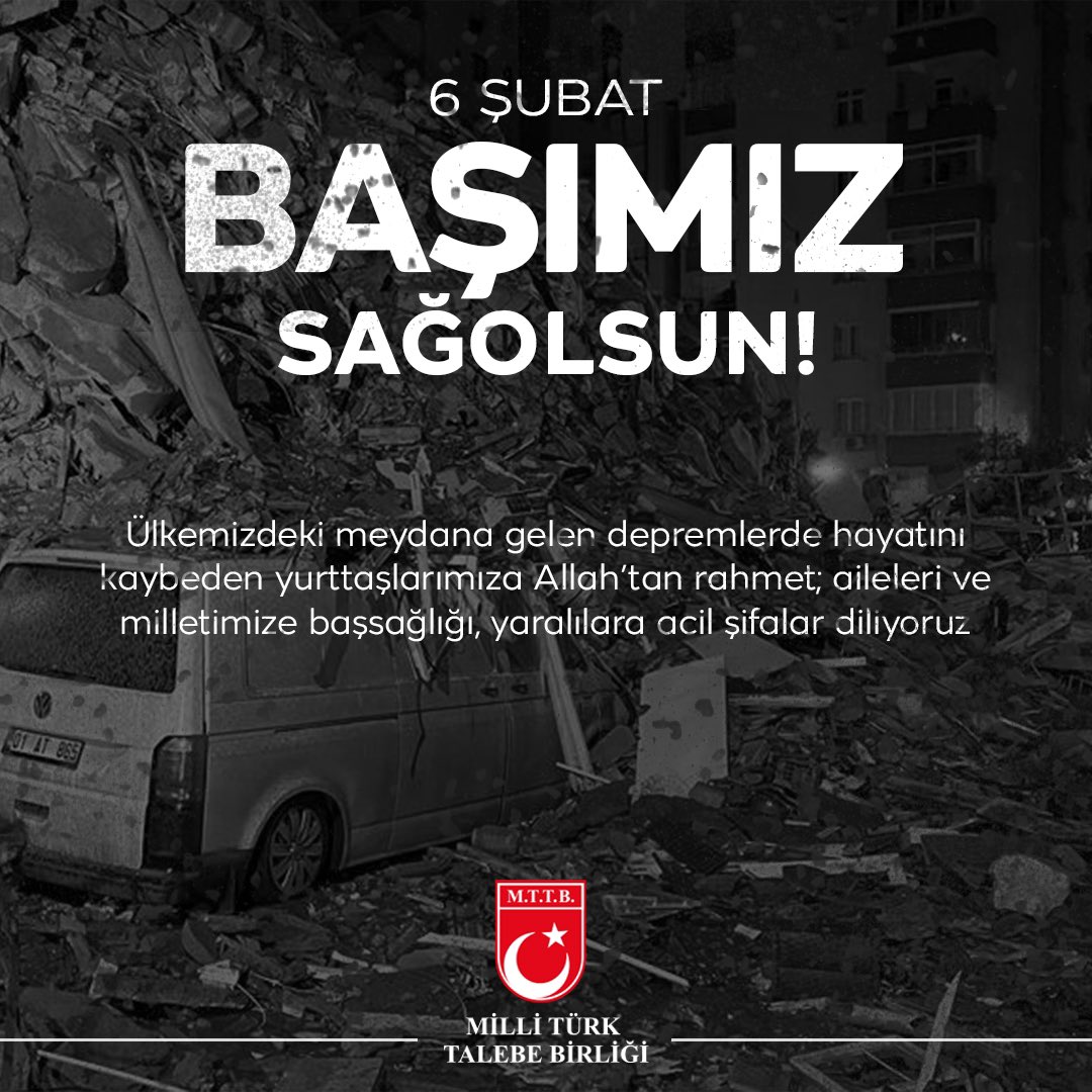 mttborgtr's tweet photo. Başımız sağolsun 🇹🇷
#DEPREMOLDU https://t.co/2jzC82QEpc