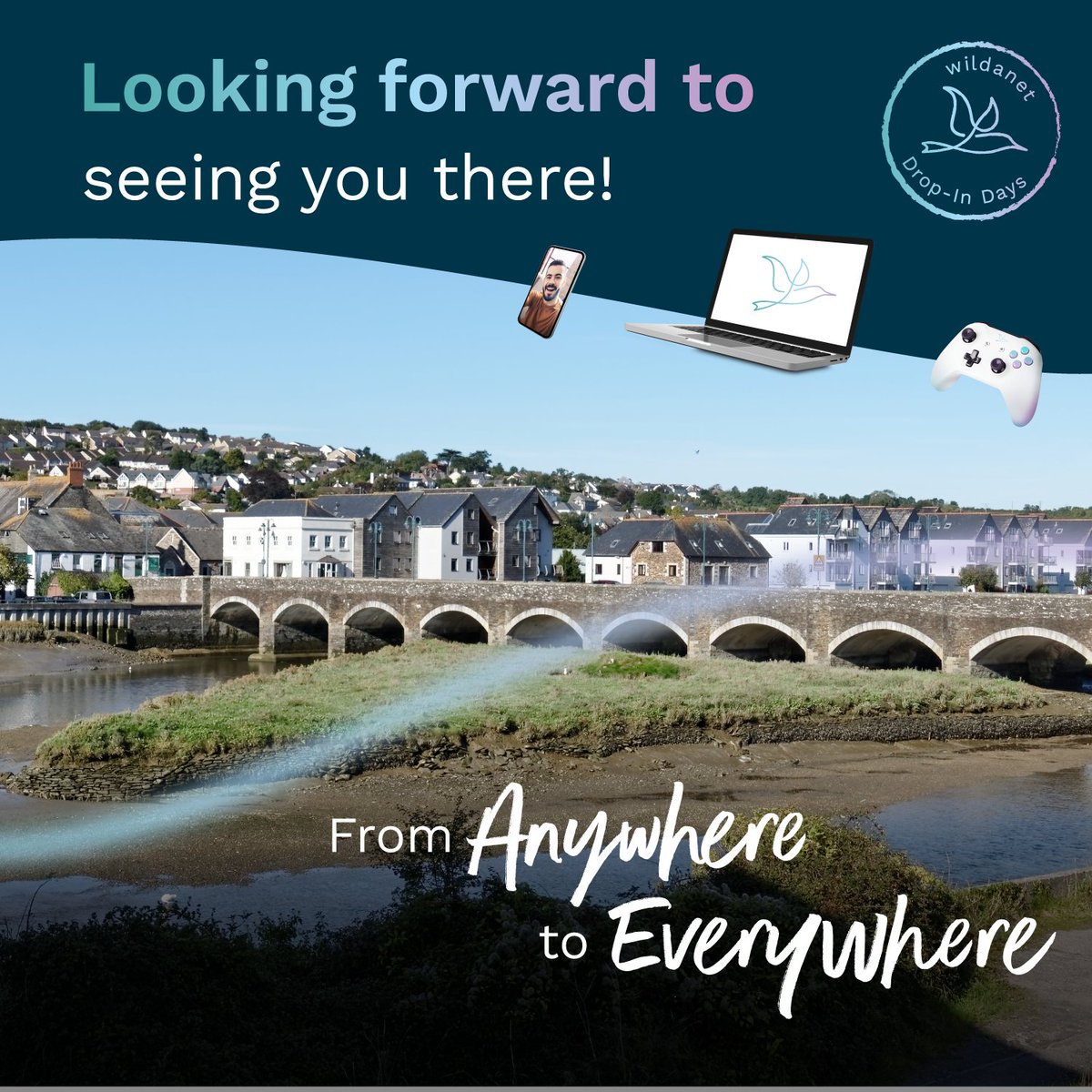 We’re having a drop-in session this Wednesday 8th February in Wadebridge Town Hall in the Foyer Room. Come along and chat to our friendly and knowledgeable team about Wildanet’s high speed, full fibre broadband network and find out more about our amazing early bird offers!