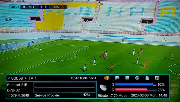 Iraq Super League 

Eutelsat 21B @ 21.5°E
Channel Name: Tv 1
11579 H 3649
#CW : 06 02 23 2B AA BB CC 31
#CricketFeed #BissKey #FeedHunter #DishSatellite