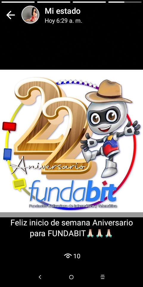 CBIT_OLEARY's tweet photo. Hoy se encuentra de aniversario fundabit, dando gracias a Dios! por permitir a los tutores Cbit, ser parte de esta gran familia... Que siempre exista ese espíritu de enseñar, el buen usó de las tic📝
#Bendiciones a todo el equipo fundabit 🙌🏼 https://t.co/8duaHf6BrC