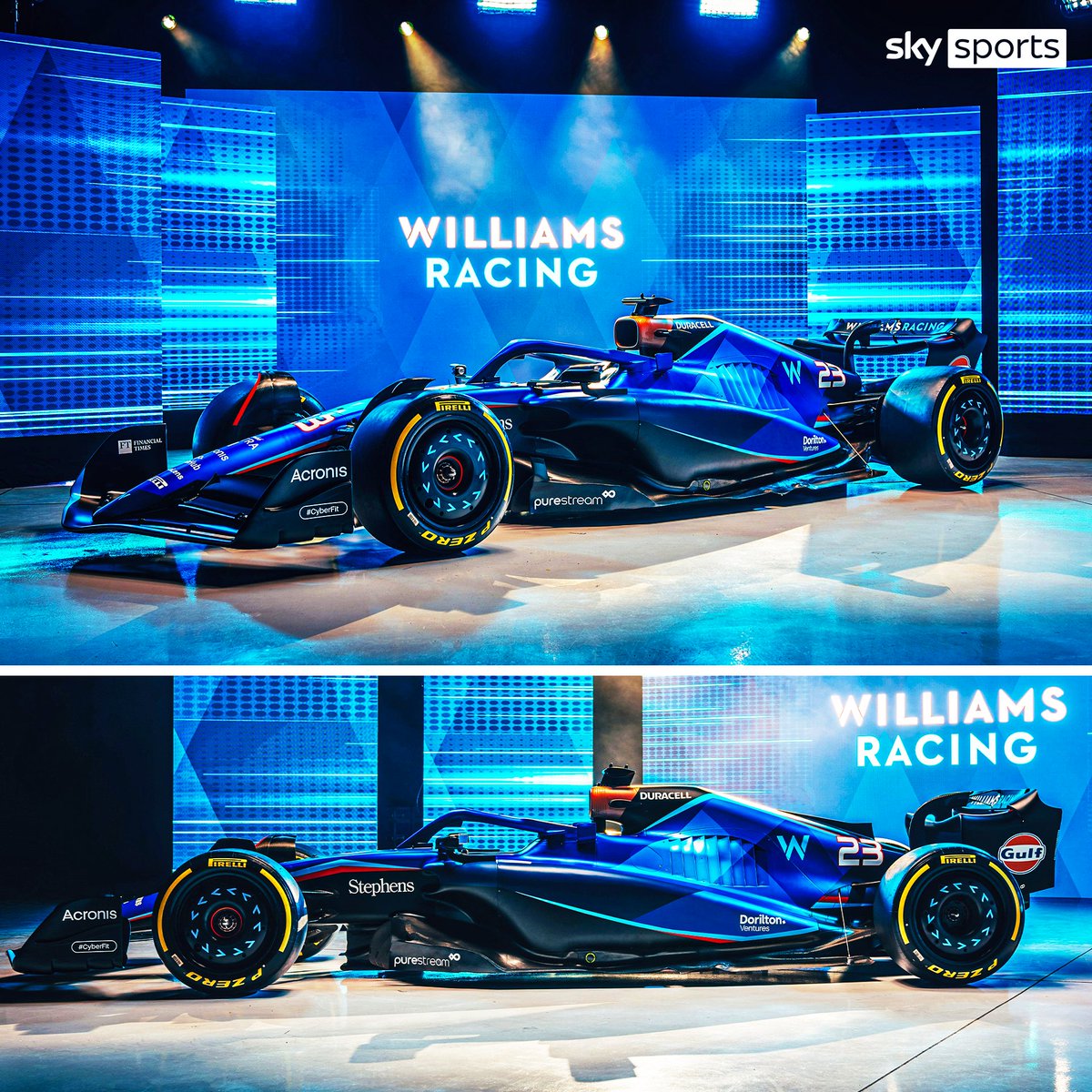 SkySportsF1's tweet photo. That new look @williamsf1 😍 https://t.co/dgE3T4UJfb