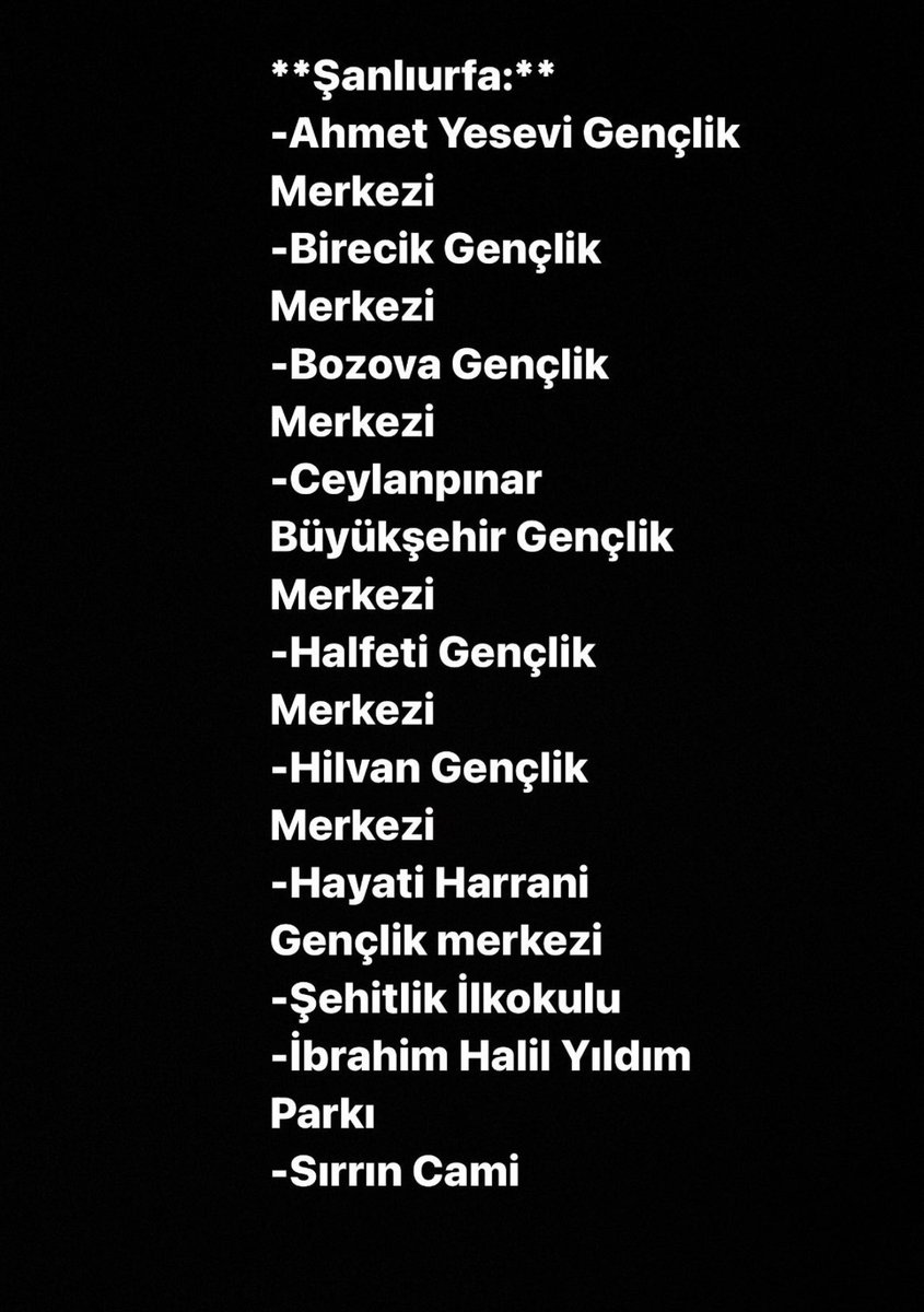 KALACAK YERİ OLMAYANLAR GİDİP KONAKLAYABİLİRLER
#DEPREMOLDU #Gaziantep #Kahramanmaras #ACİL #nurdagi #Hatay #AFAD #mersindeprem