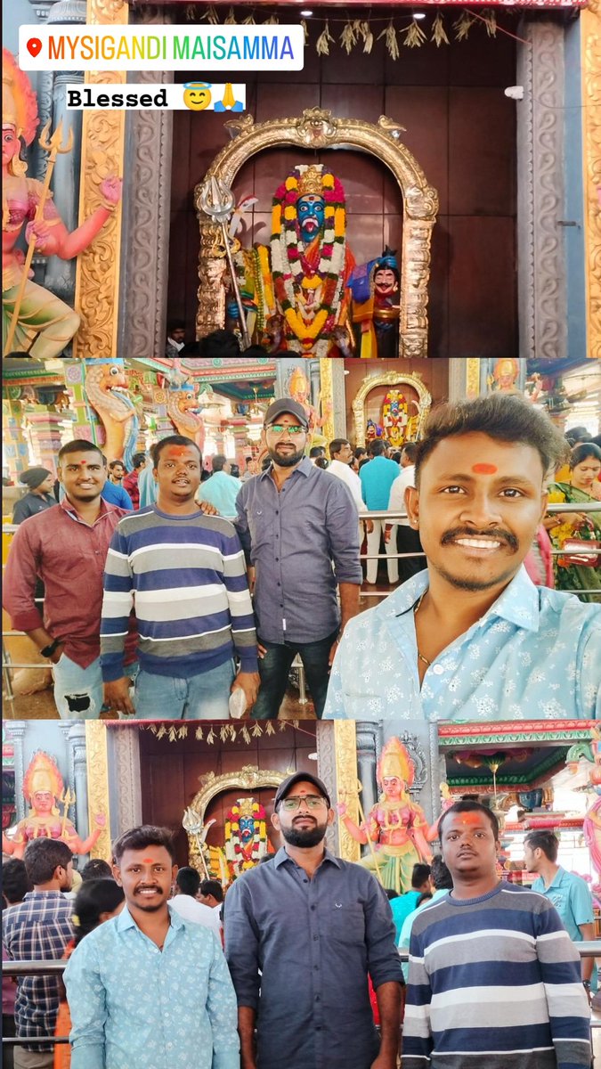 RISINGSAIBJP's tweet photo. 🙏#Had a Successfully completed #masigandi darshanam with brothers
#jaimatadi #blessings #brothers #SGUS
#durgamaata https://t.co/PS4jG9Kjrk