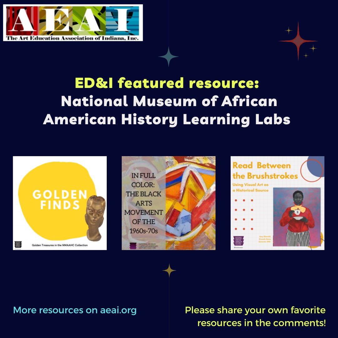 Links to resources:

Lessons: learninglab.si.edu/org/nmaahc

AEAI resource page: docs.google.com/spreadsheets/d…