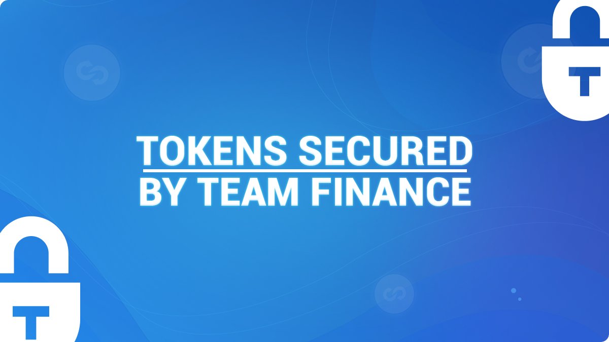 ShibariumSwap's tweet photo. https://t.co/0QUKO5jGRx

Token locked @TeamFinance_ https://t.co/3TPQM2NV4Y