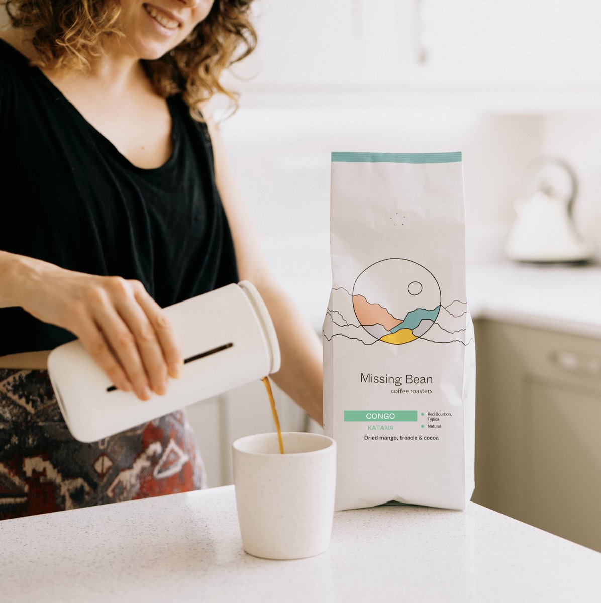 Congo Coffee 🇨🇩☕️
• State-of-the-art washing station
• Organic fertilisation
• Reforestation schemes
• Great as a cafetière
• Dried fruit flavours and a syrupy body. 
Well worth going BIG on this one with 500g &amp; 1kg bags available.