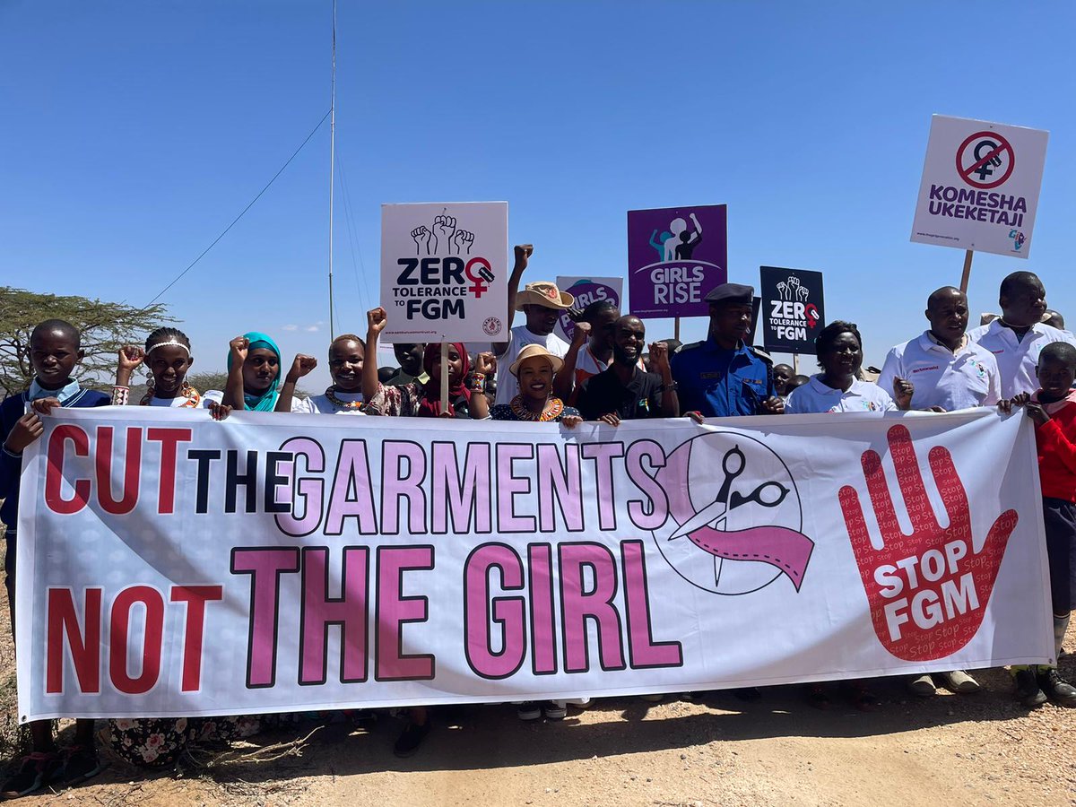AweSam_Whizzqid's tweet photo. The message is clear. Need I repeat it? Absolutely not. It is common sense. Protect the Girl Child. She is Human. She is a Queen #ZeroFGM
@ActionAid_Kenya @WorldVision @ActivistaIsiolo
@FGMBoard 
@OrchidProject 
@ActionAidUK https://t.co/5bhxW0Lcpz