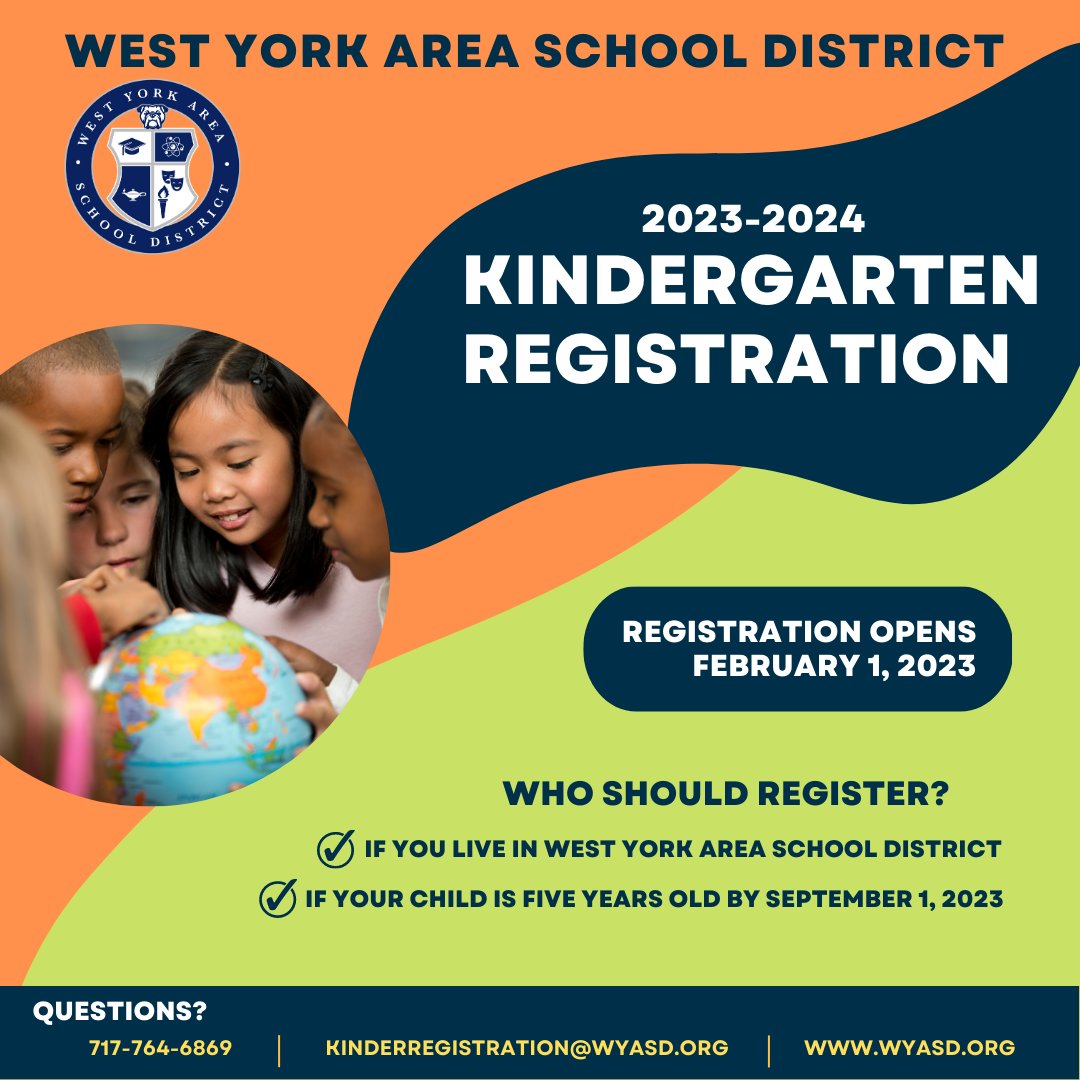It's February, and that means it's time to begin Kindergarten Registration!!  Visit our website for more information and to start the registration process.
wyasd.org/domain/58 

#wyproud #wyasd #awesomestartshere