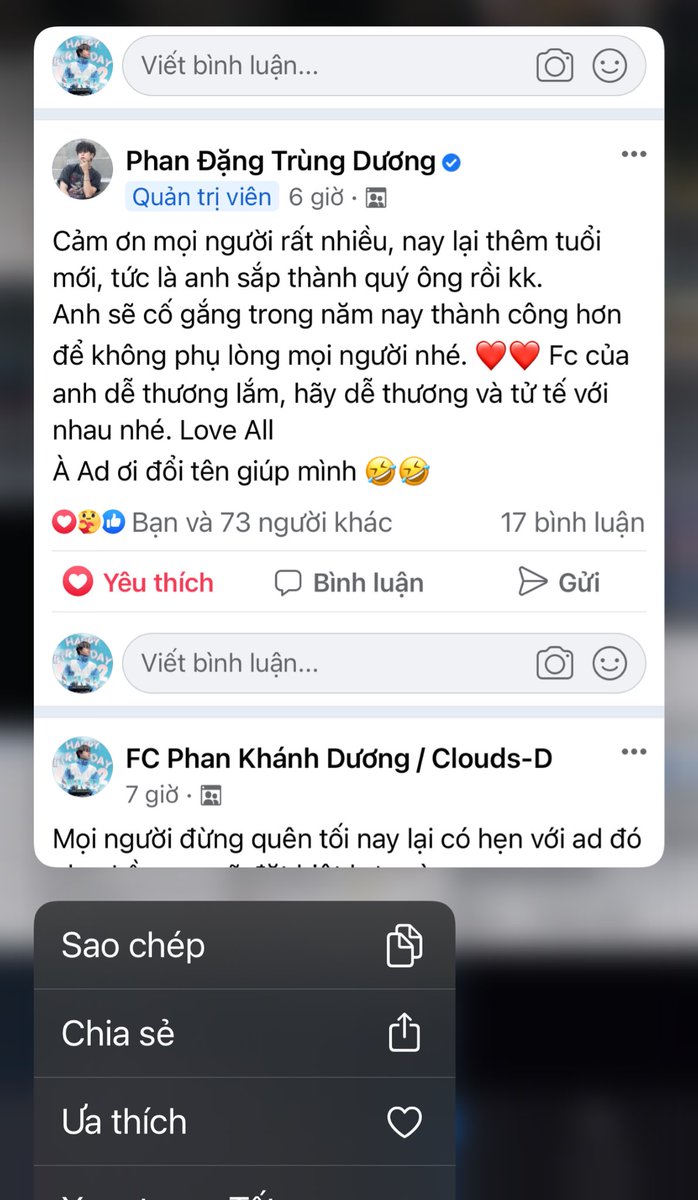 BToYangTD's tweet photo. Bất ngờ ghê😳
Tự nhiên qua Blog có bạn cmt  kêu đổi tên đi làm đứng hình mất 5s, thấy cái tus này với FC đổi tên hết cũng dần hiểu vấn đề. 

Chào mừng anh TD, vẫn yêu anh KD nhiều nhé hehe😚

HAPPY B-DAY TO YANG TD 
#HappyYangTDDay_26YrsOld
#PhanDangTrungDuong https://t.co/X6t2M9hhEF