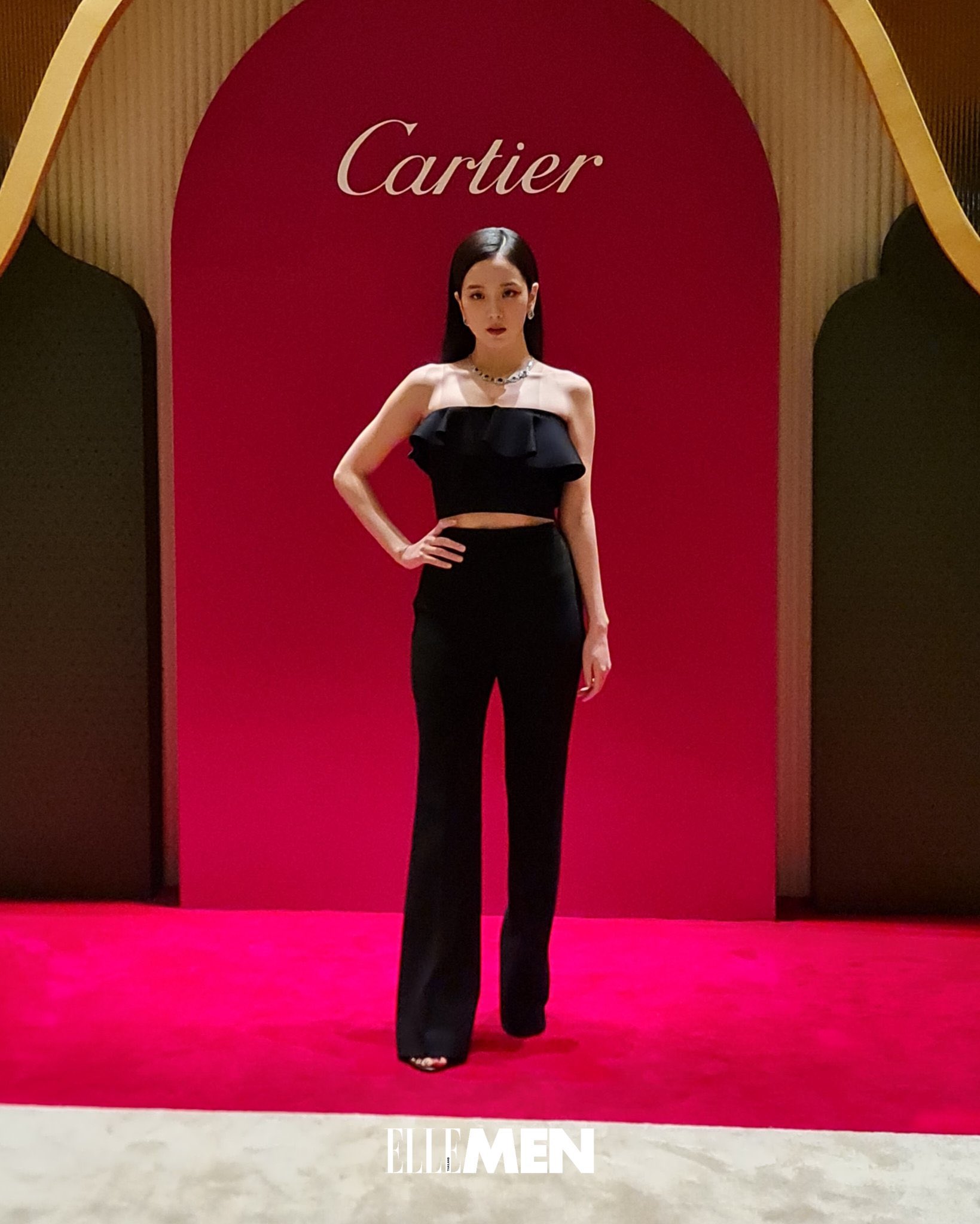 Pop Base on X: Cartier's global ambassador Jisoo at the brand's