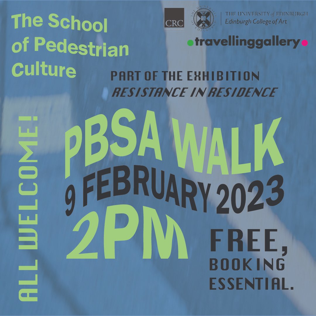 UoEArtColl's tweet photo. Come along to @LucasPriest11 #SchoolofPedestrianCulture new walk on Feb 9th 2pm exploring the complexities of 'studentification' &amp; community campaigns in Bonnington &amp; Leith areas of Edinburgh. Free but booking is required👇
https://t.co/hbea8TzBKp

Commissioned by @UoEArtColl https://t.co/6bQWHprhPa