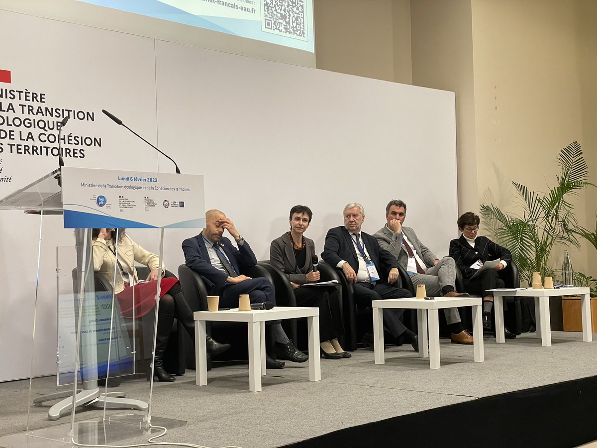 FlorenceBlatrix's tweet photo. Clôture de la première demi-journée du colloque du Partenariat Français pour l’Eau par  Erik Orsenna « Faire de la conférence de l’ONU 2023 une étape majeure vers les objectifs mondiaux relatifs à l’eau » https://t.co/YN28pQg5tK