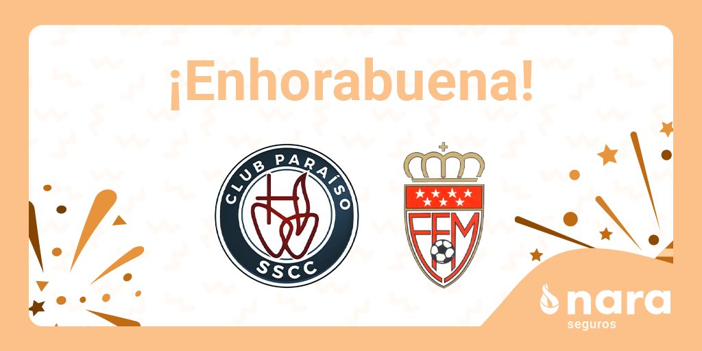 ¡Enhorabuena a los dos jugadores de sub-11 y sub-13 del equipo <a href="/cdparaisosscc/">CD Paraíso SSCC</a> por esta oportunidad para jugar con la Selección de Madrid! 👏👏 ¡Mucha suerte! 🧡 
#Naraconeldeporte #NaraSeguros #deporte #sports #fútbol #cdparaisosscc #selecciondemadrid #futbolsala #Naraconelfutbol