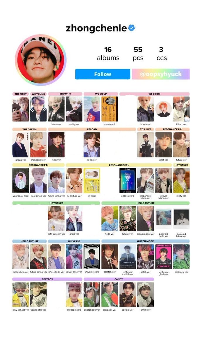 lialoudleeee's tweet photo. wtb photocard chenle yang dibawah ini. yang under 50k pliss https://t.co/URZhsjK6sS