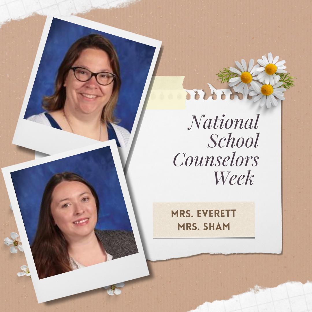 Happy National School Counselors Week to our wonderful counselors!!