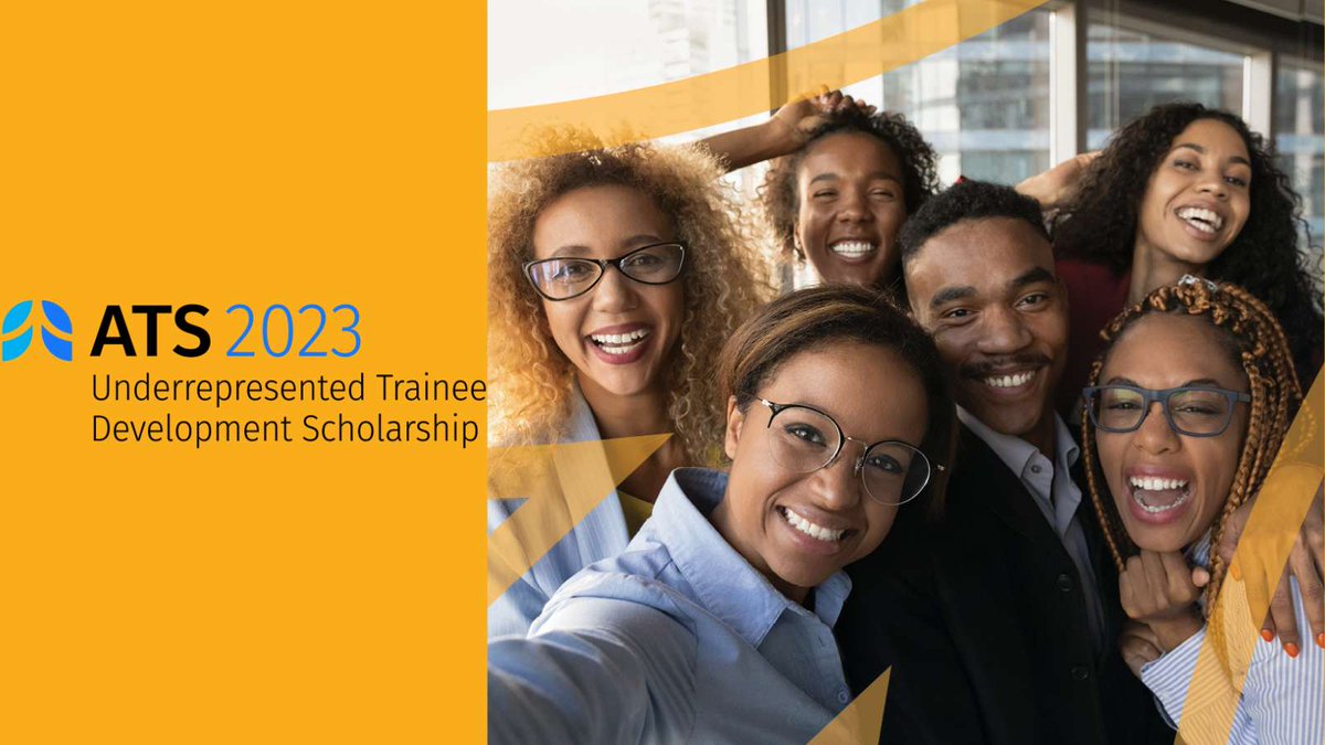 atscommunity's tweet photo. ATS created the Underrepresented Trainee Development Scholarship to promote representation of underrepresented racial &amp; ethnic groups in #pulmonary, #criticalcare, and #sleepmedicine research. Is this a good fit for you? Applications due 3/6📝Apply here: https://t.co/acn4jRxFeL https://t.co/zTiMPaHpqa