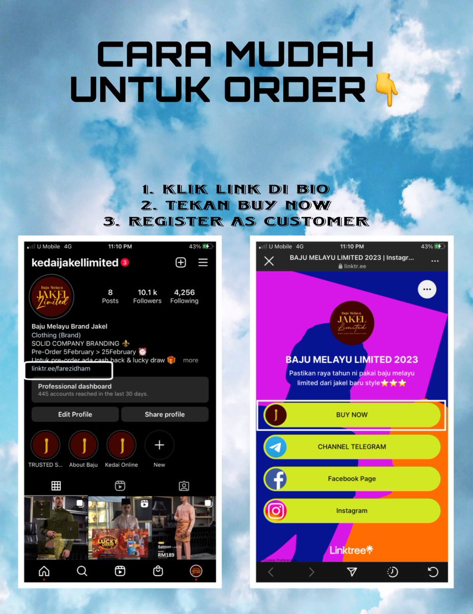 frzdaam's tweet photo. BAJU MELAYU JAKEL SLIM FIT
-Kain selesa (material Italian pamola)
-Tak panas
-Ironless 
-Ada 44jenis warna cantik!!🤧
-JUALAN LIMITED HANYA 10000 helai sahaja
FREE butang baju melayu dan pin (logojakel)
dan ada banyak saiz🎉
HARGA RM189⭐️ https://t.co/3j3UVuh4Cz