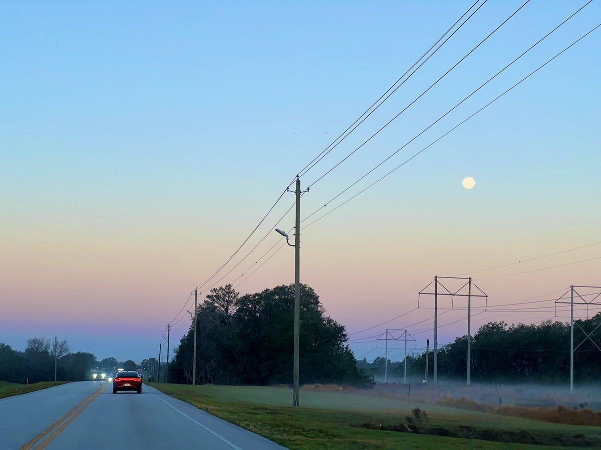 0IIIIIII0_GIRL's tweet photo. #morningdrive #westcentralflorida #goodbyemoon #thesettingmoon @StormHour @PaulFox13 @FOX13News https://t.co/eeF4KYSqEA