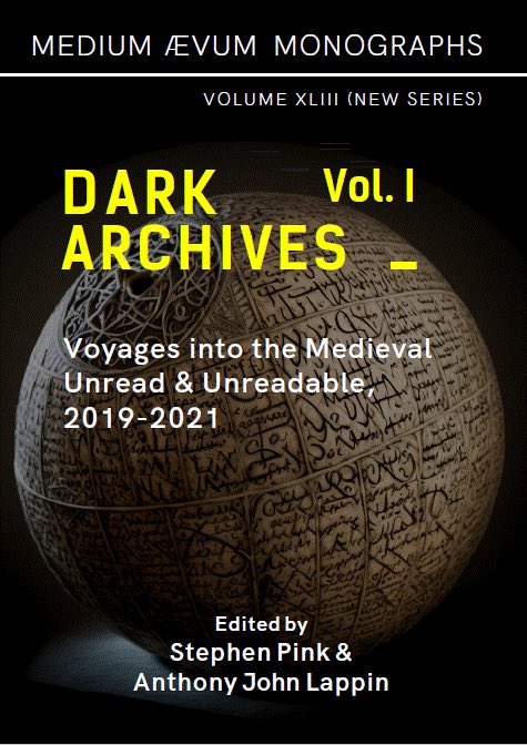 Dark Archives Vol. I. Is out! @Medium_Aevum members can download it now, at aevum.space/NS43 ; will be in paper- & hardback at bookshops at the end of this week, and digitally on JSTOR Books soon after.