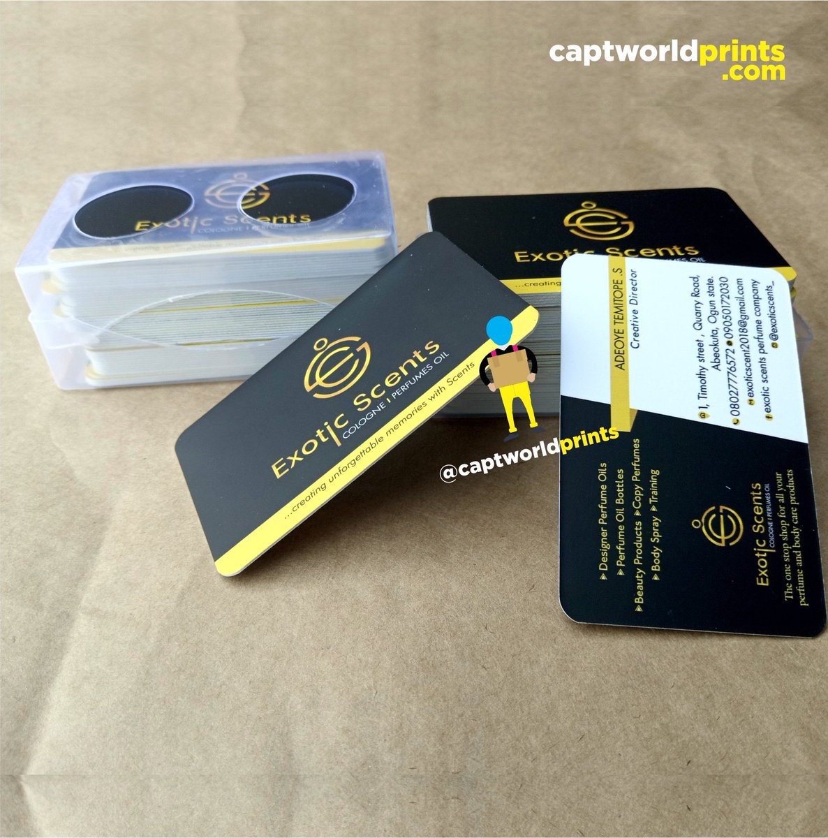 CaptworldPrints's tweet photo. We produce unique Complimentary Cards ๐. #PrintingOffice Katsina Aisha Buhari Seun Kuti Arise TV https://t.co/OTQ5XAHX1G