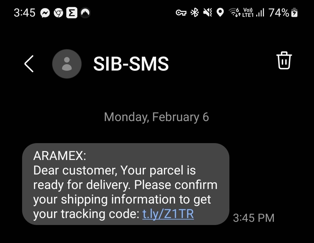 labraberting's tweet photo. Scammer alert @Aramex https://t.co/XSj3kgtcqM
