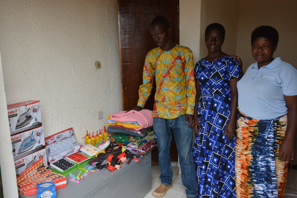 CentreJUC's tweet photo. 1/2 Today, 6 Feb 2023, JUC assistant director Mr Pierre Nyandwi, SJ, delivered equipment including sewing machines, fabric, needles, thread, irons and more, to the tailors' group(Regina Pacis) in the women empowerment project. 

@jesuitenmission https://t.co/orYJ0eNxeg