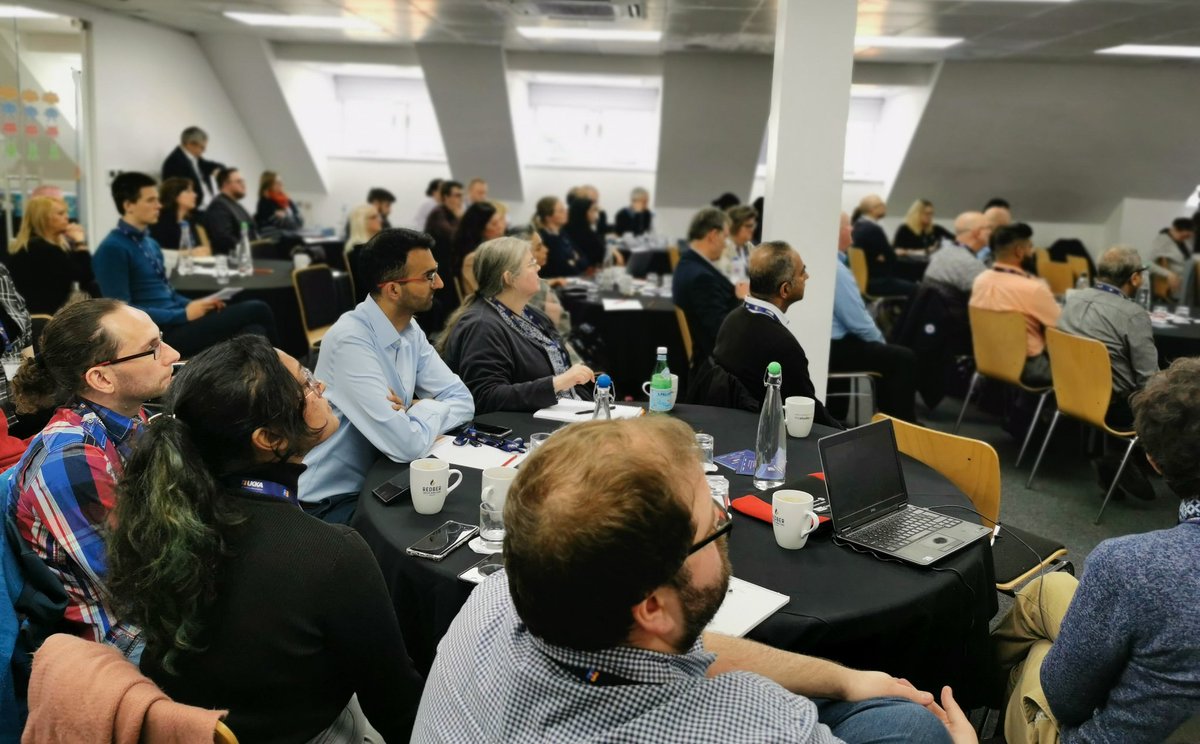 UKKidney's tweet photo. A look at how the #UKRDC interface works - with George, Joel &amp; Phil from our Systems Team highlighting the clinical viewer &amp; #data visualisations. 📊

All presentations will be available on the UKKA website soon! 🙌 https://t.co/0nV6c07rbO