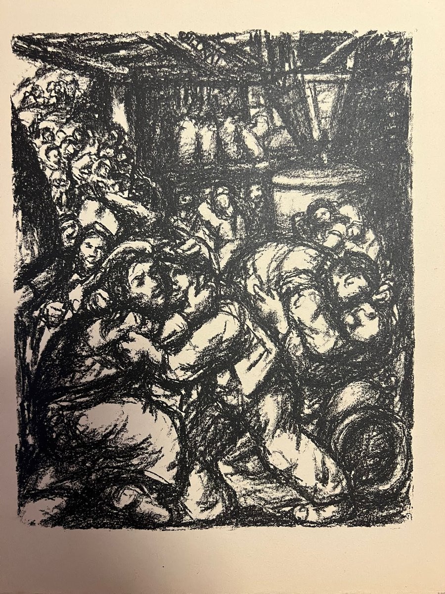 CulturaXunta's tweet photo. 🖌️ En 1954, #Laxeiro enviou desde Buenos Aires a París cinco gravados para ilustrar unha antoloxía de poemas de Rosalía de Castro

Co gallo da mostra no @Paris_IC, regresan á capital francesa xunto a outras pezas da súa etapa americana https://t.co/FWNtQdaF0x