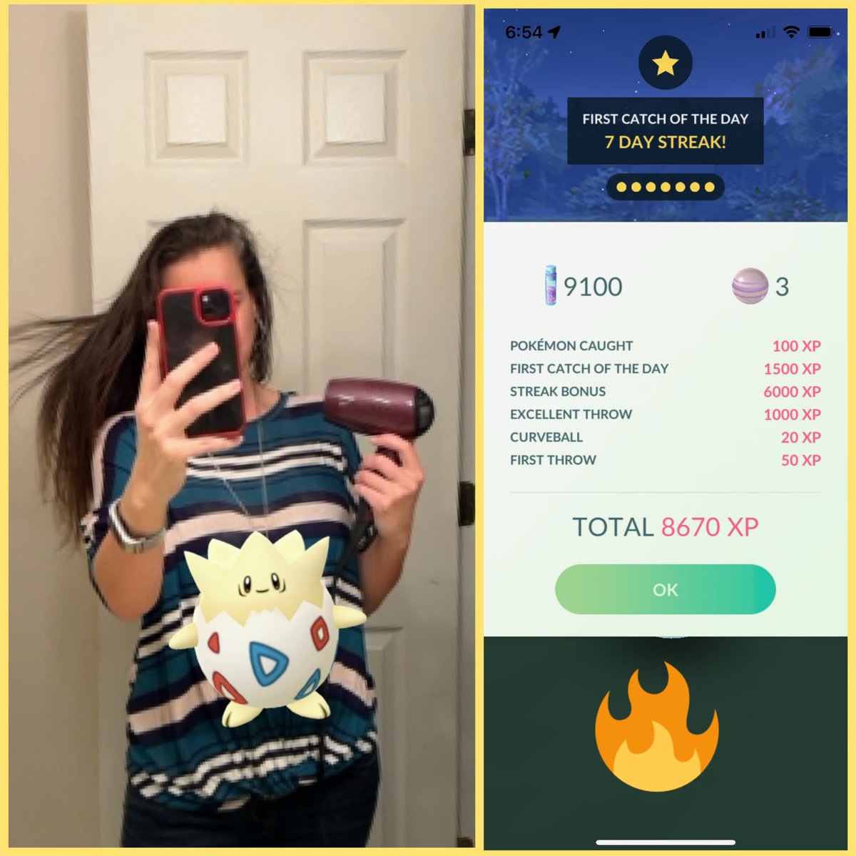 milieva13's tweet photo. And it's #Monday!!! Have a great week #friends! #PokemonGO #7daystreak #FirstCatchOfTheDay #CatchThemAll https://t.co/Vdt1qz8T1L