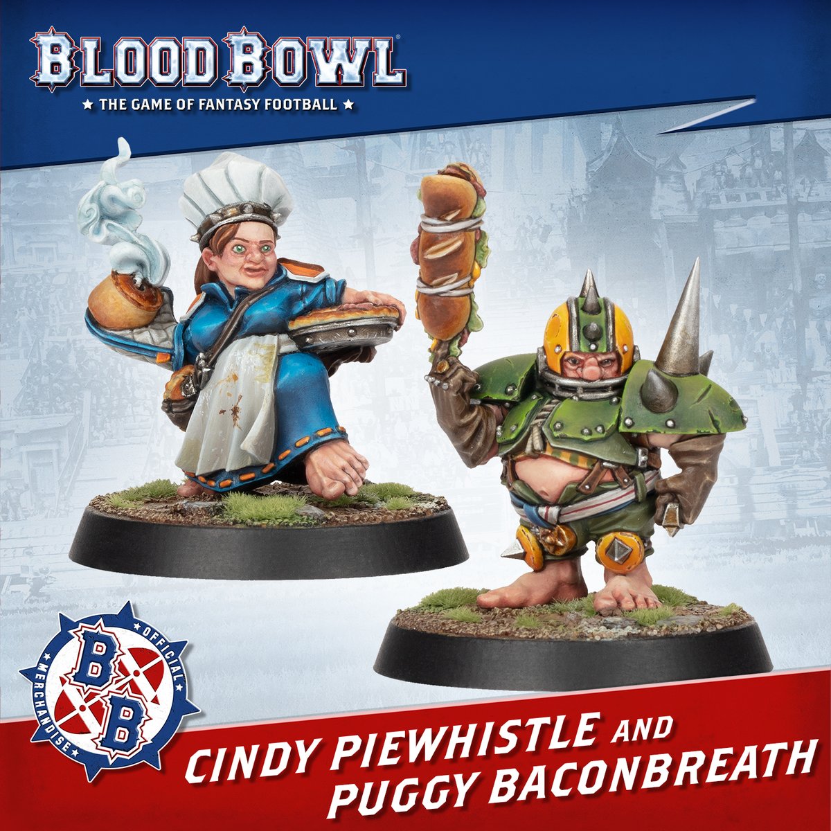 "I have to say these pies are the bomb, Jim." – Bob
"I didn't know you knew slang, Bob." – Jim
"What slang, Jim?" – Bob

Check out the food that's better for flinging than for feasting: bit.ly/3YJ7TMf 

#WarhammerCommunity