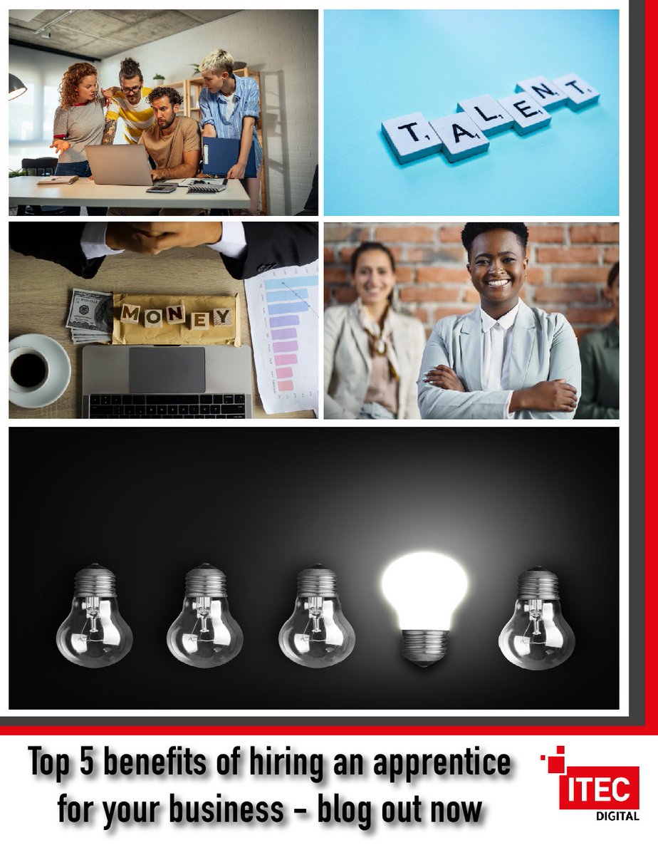 It's Apprenticeship week in Wales and we're here to share with businesses what the benefits are to hiring an apprentice for their company. 
Please check out our latest blog for more details:
itecdigitaltraining.co.uk/apprenticeship…