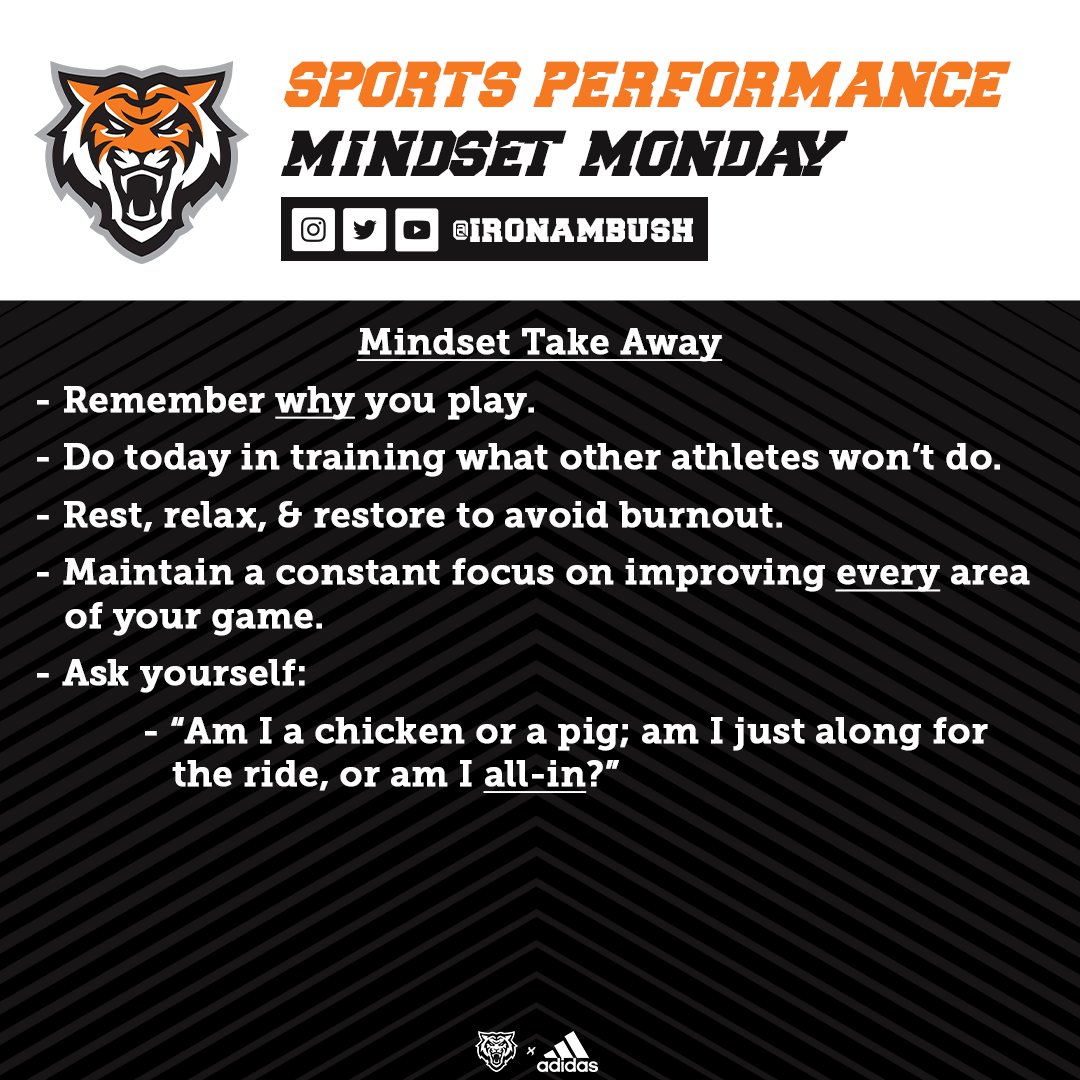 Long-Term Survival of the Most Mentally Fit

Attaining &amp; sustaining success 🏆 in sports always comes down to a survival of those most mentally 🧠 fit 💪.

Go ALL-IN on the labor 🛠️ necessary to become the best possible athlete.

📖 The Champion's Mind #sharpentheclaws 🐅⚔️
