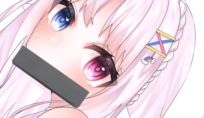 原稿イラスト、いい感じに可愛く塗れてます 