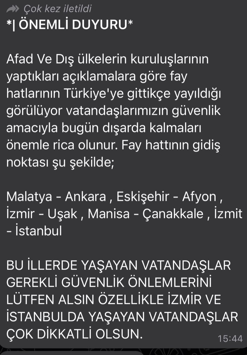 bpthaber's tweet photo. ❌❌❌ Whatsapp gruplarına iletilen ve binlerce insan tarafından yayılan bu duyurunun gerçekliği bulunmuyor.

Yetkililerin veya herhangi bir kurumun böyle bir uyarısı yoktur❌❌❌ https://t.co/49yVeHNfOQ
