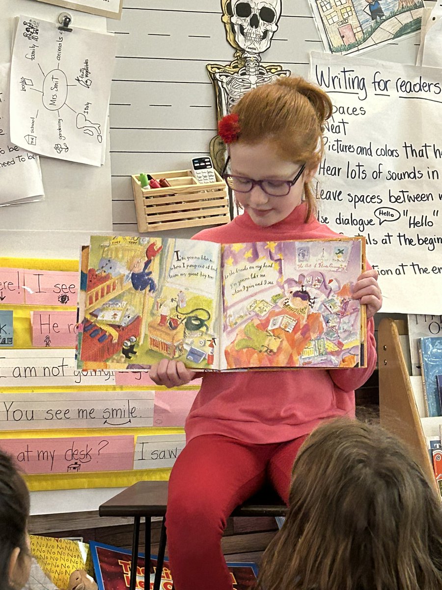 msmit_tce's tweet photo. Best way to start our week! With a guest reader #TCEcardinals https://t.co/Sbq9aTTubl