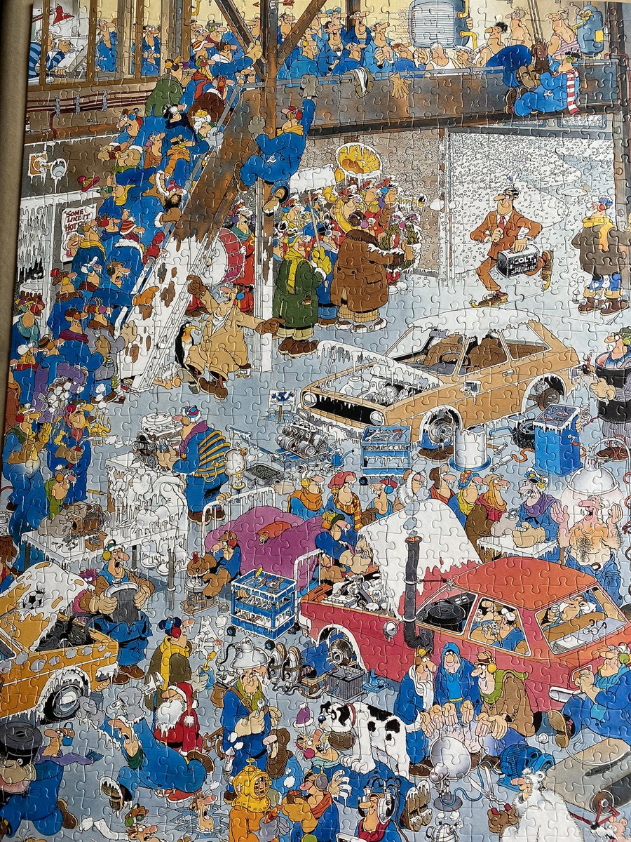 Hannashome_40's tweet image. Geen octopus, schoonmoeder of scouting in deze puzzel ontdekt, wel Jan van Haasteren  (volgens mij) #theassemblyline @janvanhaasteren.puzzels #vanhaasterenpuzzles #janvanhaasteren #janvanhaasterenpuzzel #puzzelen #legpuzzel #puzzle #puzzling #puzzlingworld #puzzlingcommunity