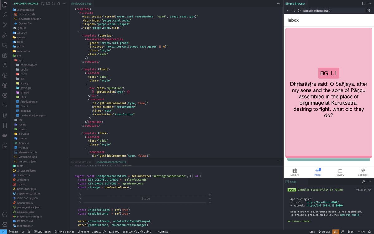 ak_dasa's tweet image. Here is my #vscode setup. I'm developing a mobile application and I can see everything on one screen without alt+tab.
#ionicframework #vue #Frontend